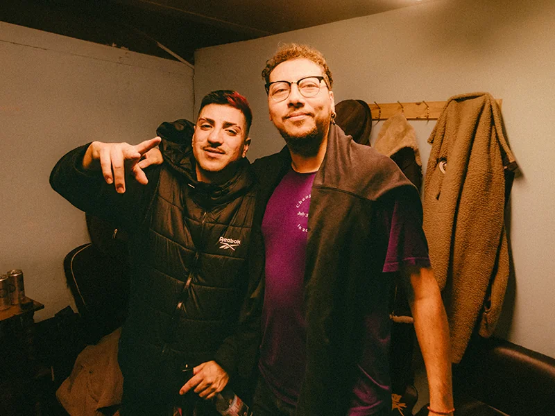 Backstage Corte Chilenero - Momentos previos al show