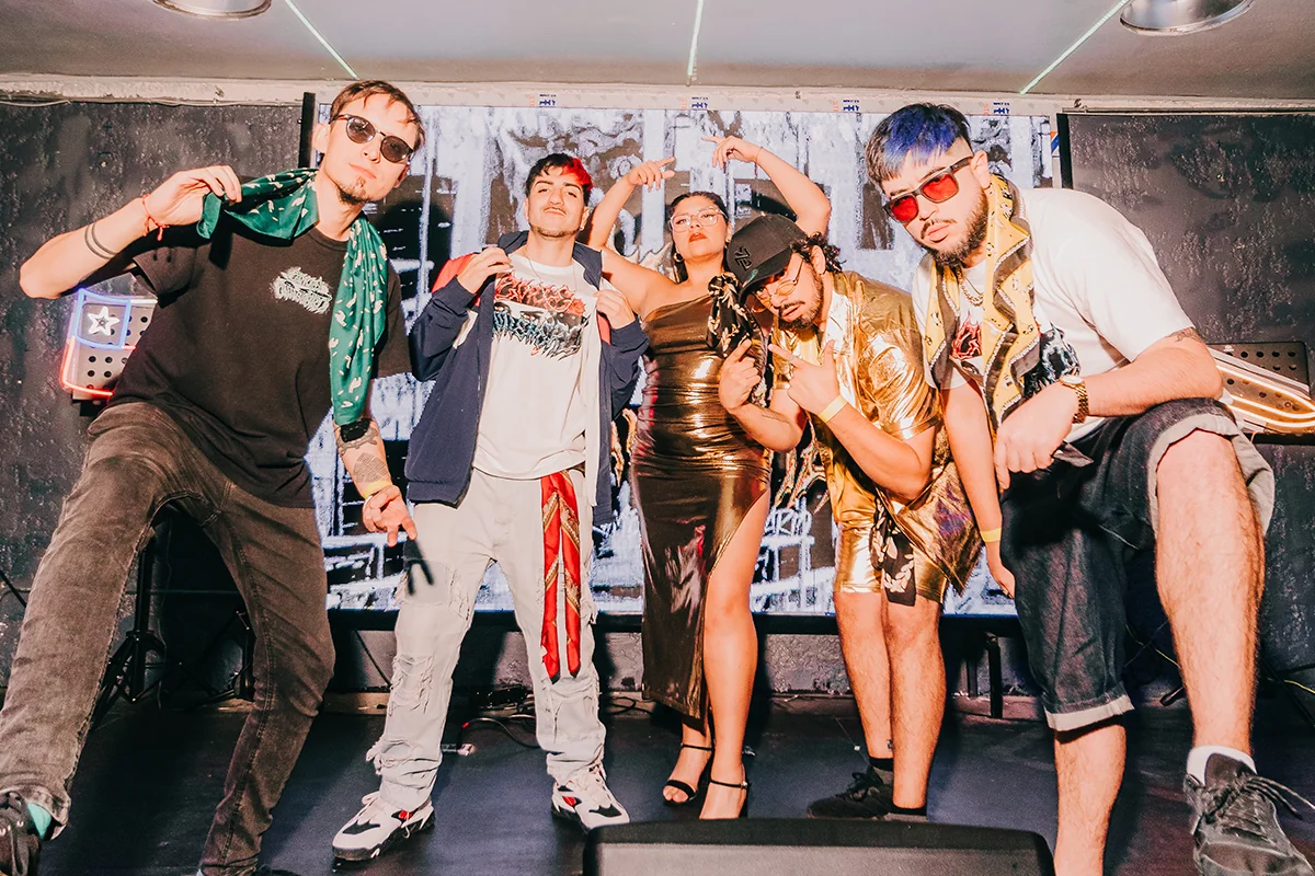 Fundadores de Corte Chilenero - Martín Acertijo, Alan Tiwas, Feis6, Sacki Conejeros